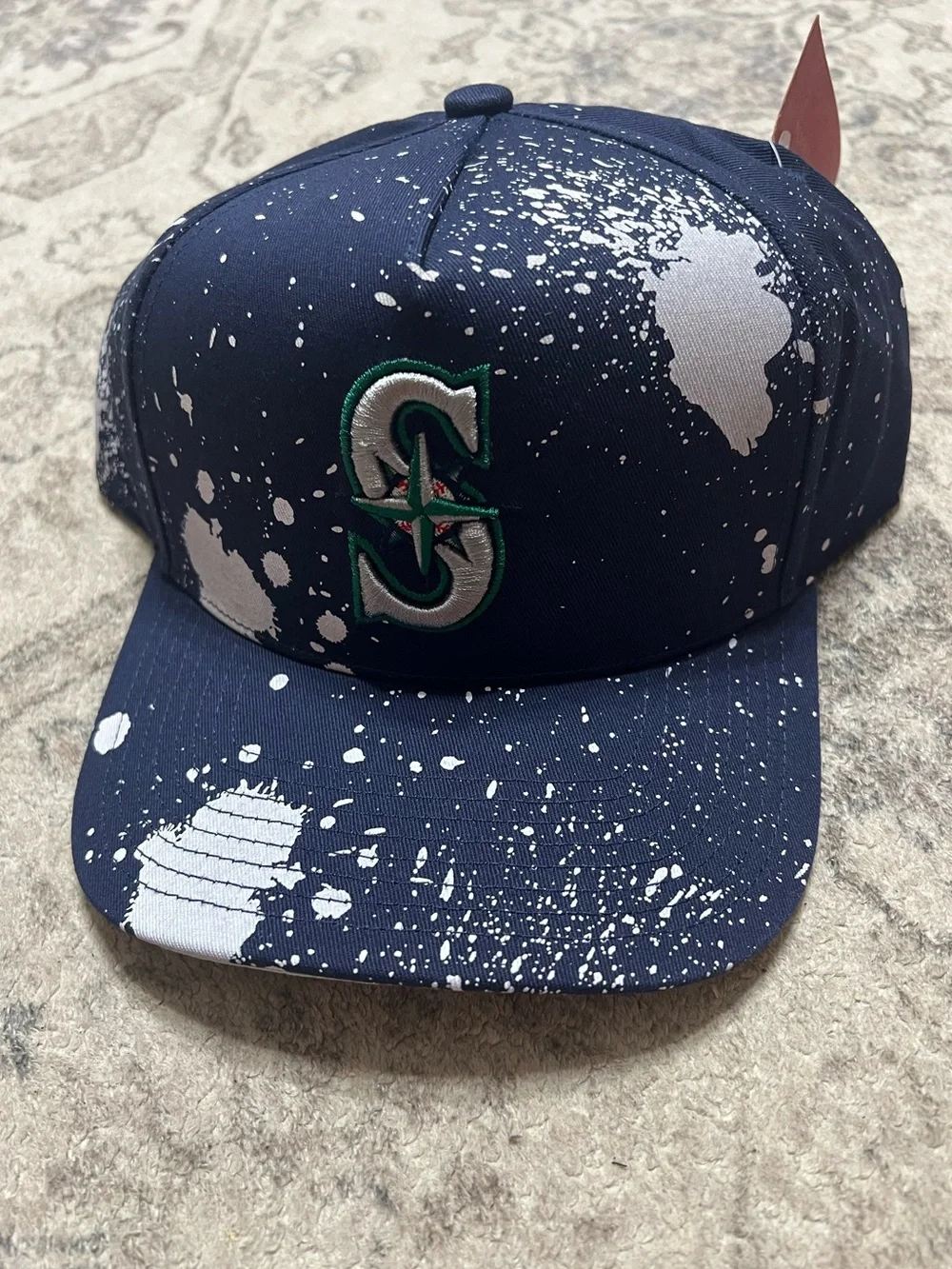 Seattle Mariners Splatter snapback hat